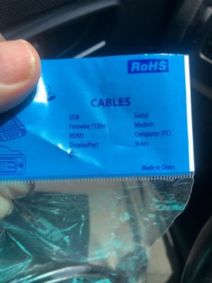 Part of the HDMI cables I picked up today