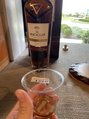 Macallan tasting today only! Love the free tastings every Friday