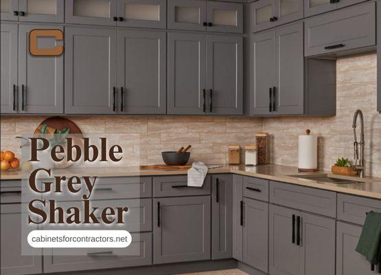 Pebble Grey Shaker Cabinet