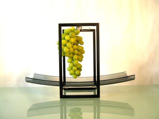 Zojila Andora tempered glass fruit and banana holder