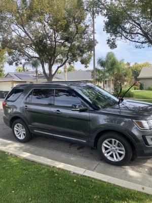 Freshly washed car!