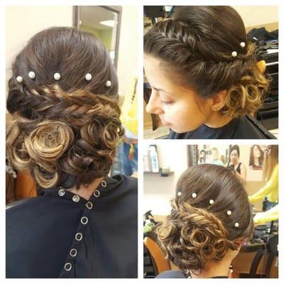 Absolutely gorgeous updo for an award ceremony!