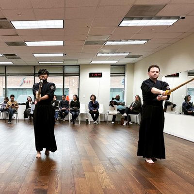 Ace Kendo Academy's 2nd Rank Promotion Exam in April 2023. Everyone did great!