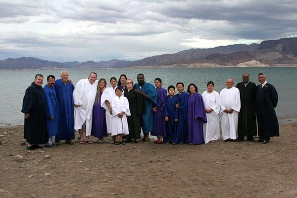 A recent baptism at Lake Mead.