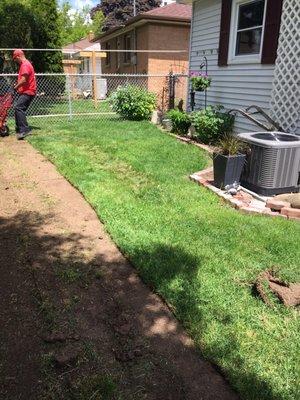 Cutting the old sod