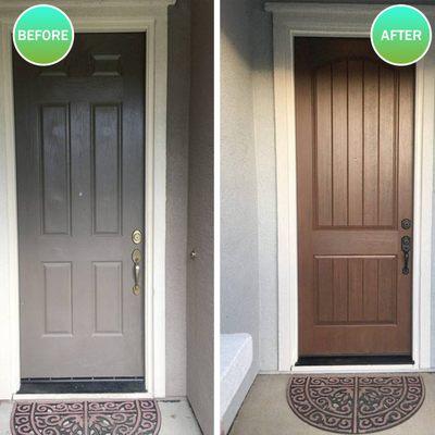 Entry Door (Before & After)