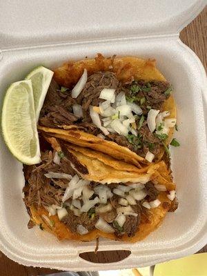 Birria tacos