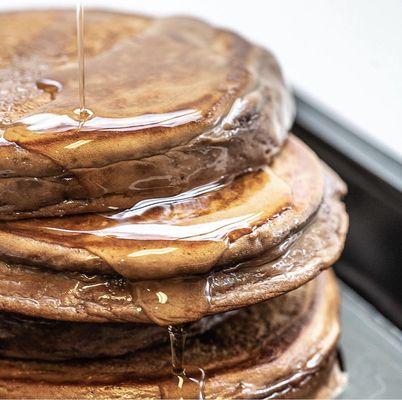 Chocolate s'mores pancakes