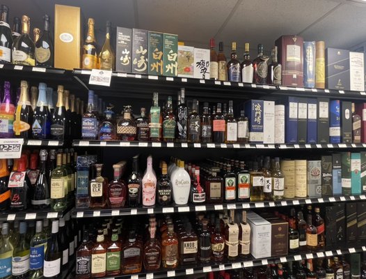 Whiskey /Spirits selection