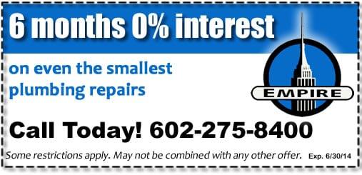 0% Interest on even the smallest repairs