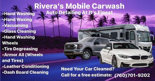 Rivera’s Mobile Carwash