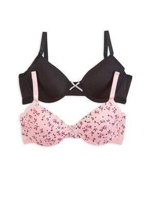 Bras and underwear section. Sizes in cups A-D and girls sizes available.