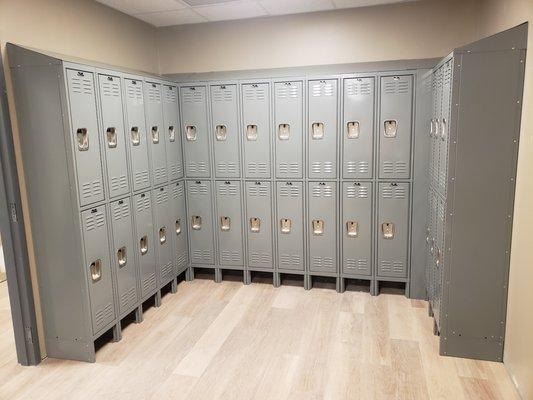 Casino employee lockers