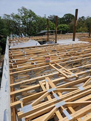 Joist installation