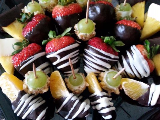 Irresistible dipped fruit!