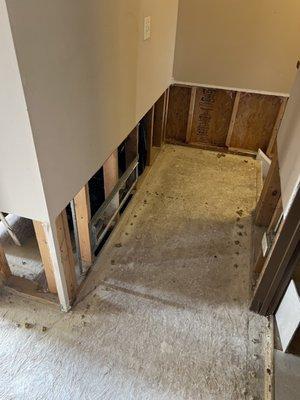 Water damage restoration