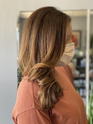 Mini Handpaint and long length haircut