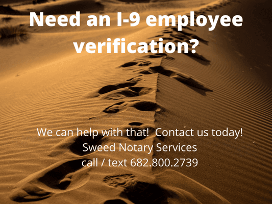 A Texas notary public can help you get your remote and/or work from home employees all verified with I-9s