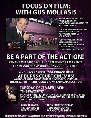 Focus on Film December 2018 Event