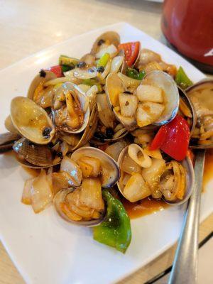 Clam in black bean sauce