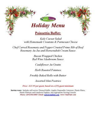 Christmas Menu