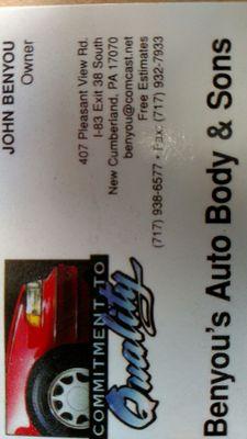 Benyou's Auto Body