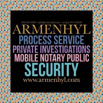 ARMENHYL Process Service for Winchester VA 22601 - Civil Process - Same Day Service - Service of Process www.armenhyl.com