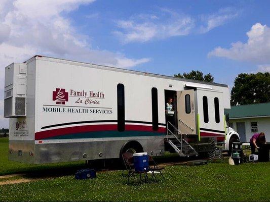 FHLC's Mobile Medical Unit that provides care for the States Migrant Seasonal Ag Workers