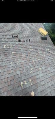 Roof inspection for an insurance claim (hail damage in mt Pleasent