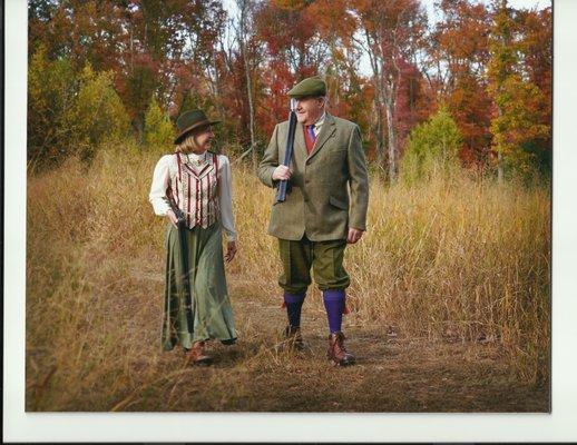 My wife and I in our Happy Place (Addieville East Farm)