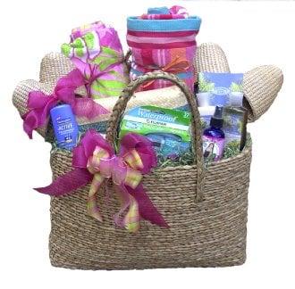 custom bon voyage basket