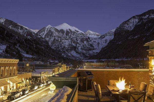 Gorgeous views overlooking Telluride @ a Welcome To Telluride Vacation Rental - The Rooftop