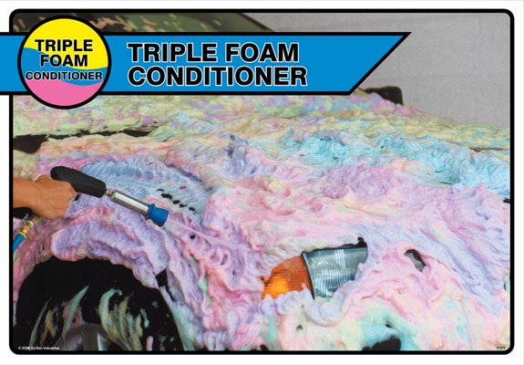 Try our triple foam!