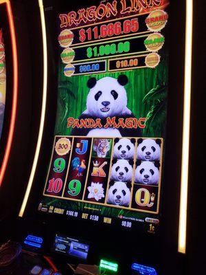 They have the panda machine here