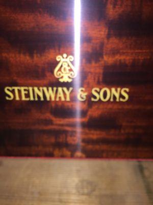 He even ordered the Steinway Decal, which is not easy to get!  He pays attention to such detail!