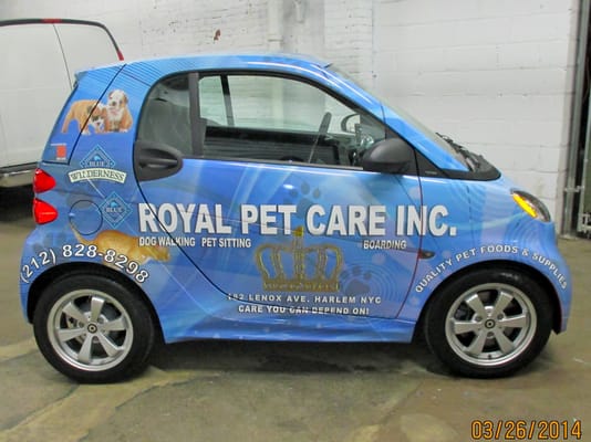 Another LoudMouthWraps.com Transformation of a Smart Car with a full wrap...