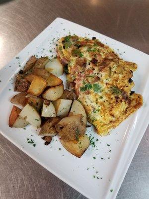 Build your own omelet and American fries