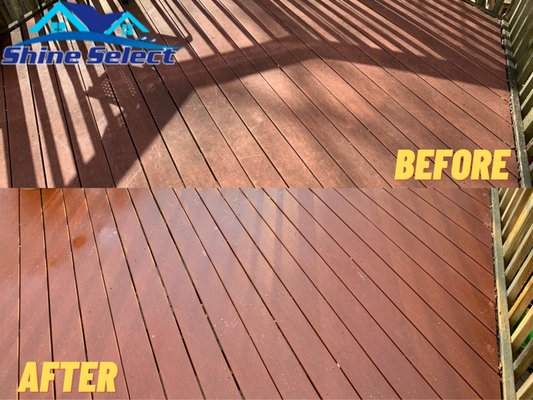 Deck cleaning