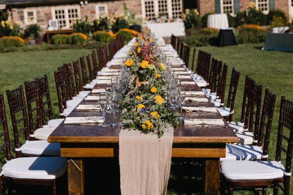 Gorgeous outdoor wedding at Pearl S. Buck, an exclusive JH venue