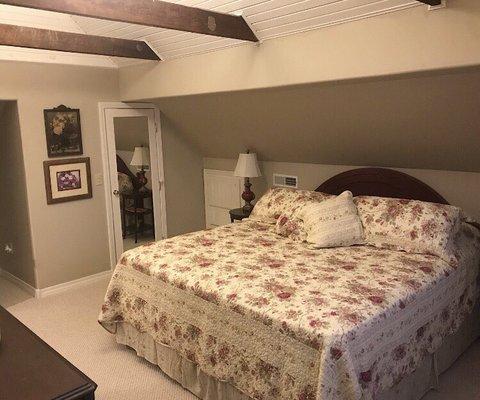 King bedroom on second floor