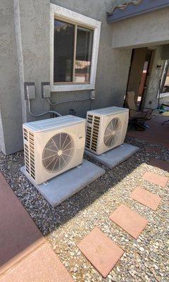 Carrier invertor, variable 18 seer. SRP cool cash eligible.