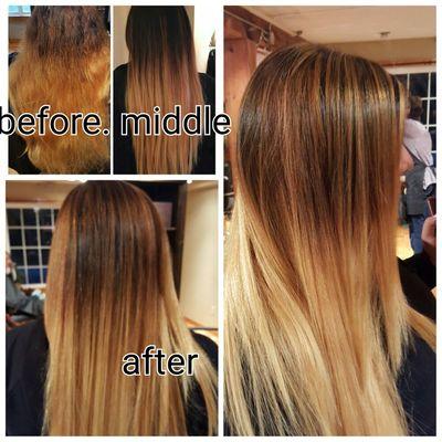 Corrective color/ Ombre done by kimberlee