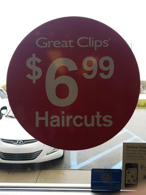 6.99 haircuts through today! Check-in online!