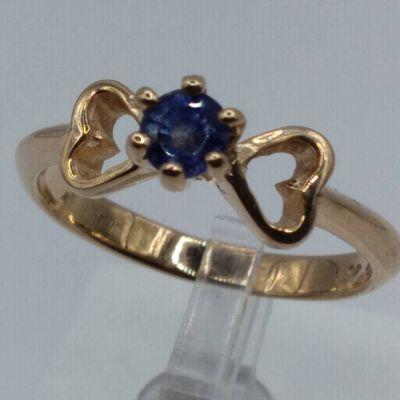 14ky Sapphire Ring.