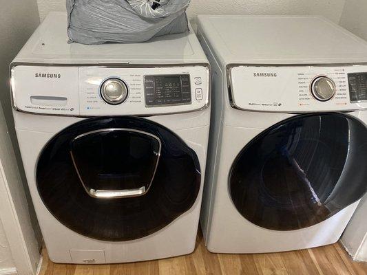 Washer and dryer