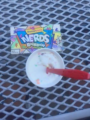 Super nice! Willing to fill my special request for nerds in a blizzard. Tastes like my childhood