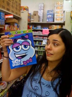 We found the elusive Boo Berry cereal we could never ever find as kids!!