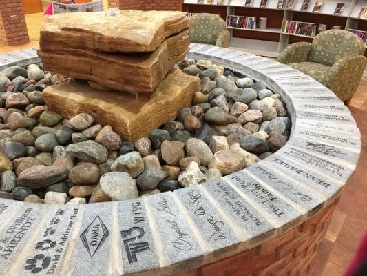 Interior fountain, Reynolds Corners Branch
 Toledo-Lucas County Public Library