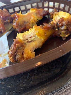 Dry chicken wings