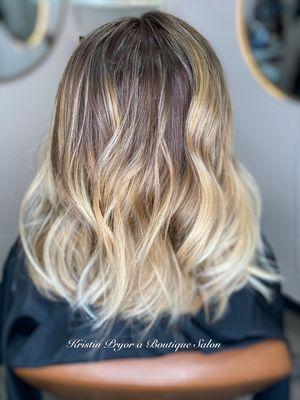 Color correction reverse balayage